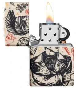 Zippo Punk Rock Design 18 Zippo Punk Rock Design -Zippo 46032 Z SP Lighter 49352 PT02