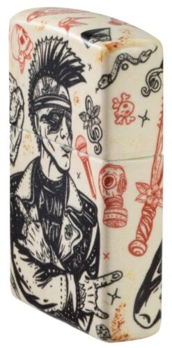 Zippo Punk Rock Design 14 Zippo Punk Rock Design -Zippo 46032 Z SP Lighter 49352 PT07