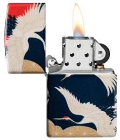Zippo Swan Design -Zippo 46036 Z SP Lighter 49352 PT02