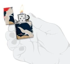 Zippo Swan Design -Zippo 46036 Z SP Lighter 49352 PT04