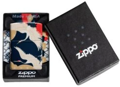 Zippo Swan Design -Zippo 46036 Z SP Lighter 49352 PT05