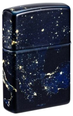 Zippo Night Earth Design -Zippo 46039 Z SP Lighter 49193 PT06