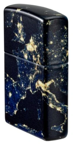 Zippo Night Earth Design -Zippo 46039 Z SP Lighter 49193 PT07
