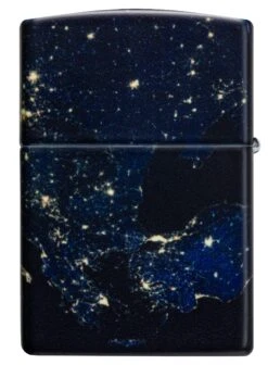 Zippo Night Earth Design -Zippo 46039 Z SP Lighter 49193 PT09