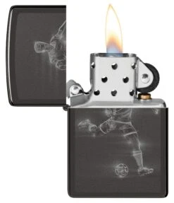 Zippo Football Kick Design -Zippo 46105 Z SP Lighter 24756 PT02