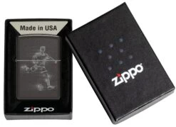 Zippo Football Kick Design -Zippo 46105 Z SP Lighter 24756 PT05