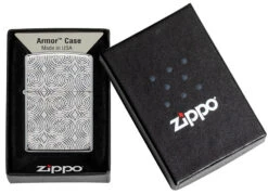 Zippo Geometric Design -Zippo 48066 Z SP Lighter 167 PT05