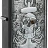 Zippo Emblem Skull With Anchor -Zippo 48122 Z SP Lighter 218 MAIN