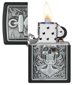 Zippo Emblem Skull With Anchor -Zippo 48122 Z SP Lighter 218 PT02