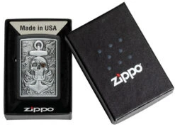 Zippo Emblem Skull With Anchor -Zippo 48122 Z SP Lighter 218 PT05