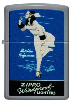 Zippo Windy Design Founder Set -Zippo 48146 Z SP Lighter 49452 PT01