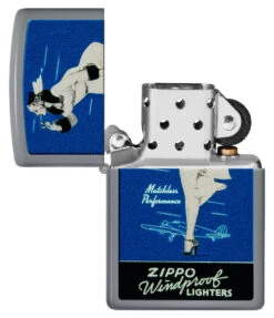 Zippo Windy Design Founder Set -Zippo 48146 Z SP Lighter 49452 PT03