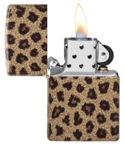 Zippo Leo Print -Zippo 48219 Z SP Lighter 49352 PT02
