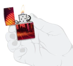 Zippo Cyber City Design -Zippo 48505 Z SP Lighter 49352 PT04
