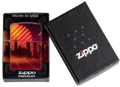 Zippo Cyber City Design -Zippo 48505 Z SP Lighter 49352 PT05