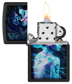 Zippo Cyber Woman Design -Zippo 48517 Z SP Lighter 218 PT02