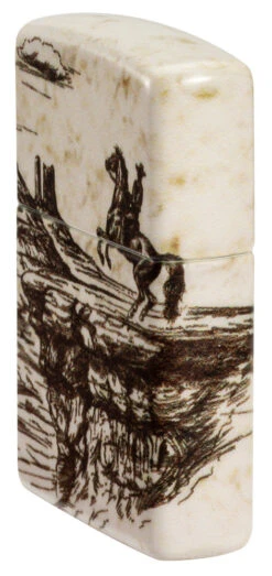 Zippo Wild West Design -Zippo 48518 Z SP Lighter 49352 PT07