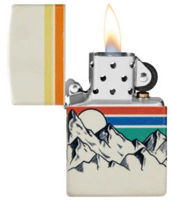 Zippo Mountain Design 18 Zippo Mountain Design -Zippo 48573 Z SP Lighter 49352 PT02