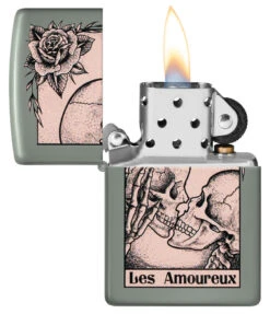 Zippo Death Kiss Design -Zippo 48594 Z SP Lighter 49843 PT02