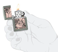 Zippo Death Kiss Design -Zippo 48594 Z SP Lighter 49843 PT04