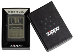 Zippo Vintage TV Design 13 Zippo Vintage TV Design -Zippo 48619 Z SP Lighter 218 PT05