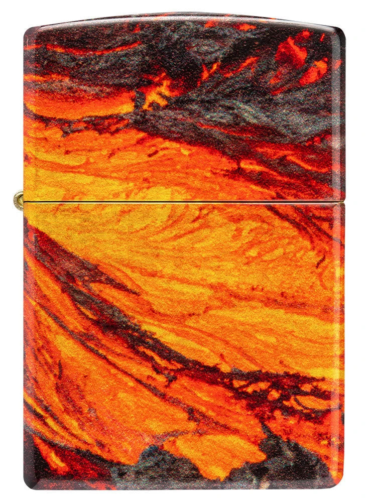 Zippo Lava Flow Design 4 Zippo Lava Flow Design - Image 2
