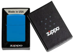 Zippo Sky Blue Matte -Zippo 48628 Z SP Lighter 48628 PT05