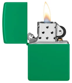 Zippo Grass Green Matte 13 Zippo Grass Green Matte -Zippo 48629 Z SP Lighter 48629 PT02
