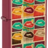 Zippo Pop Art Lips Design -Zippo 48653 Z SP Lighter 49844 MAIN