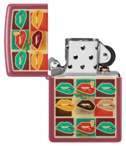 Zippo Pop Art Lips Design 12 Zippo Pop Art Lips Design -Zippo 48653 Z SP Lighter 49844 PT03