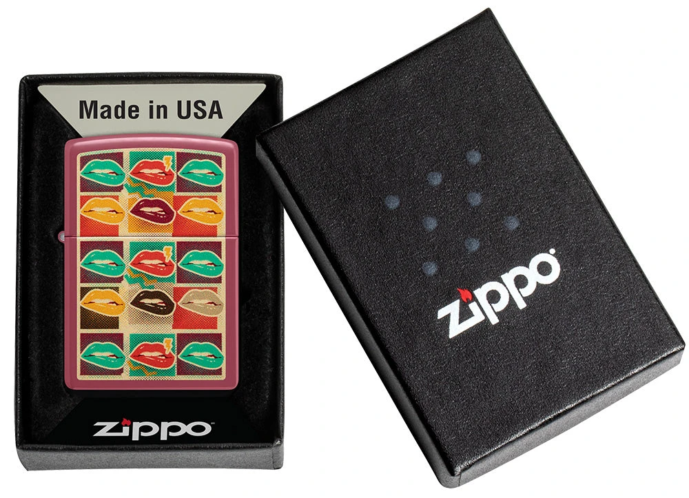 Zippo Pop Art Lips Design 8 Zippo Pop Art Lips Design - Image 6