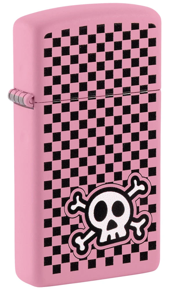 Zippo Checkered Skull 3 Zippo Checkered Skull