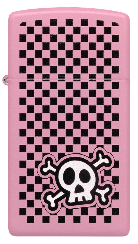 Zippo Checkered Skull 4 Zippo Checkered Skull - Image 2