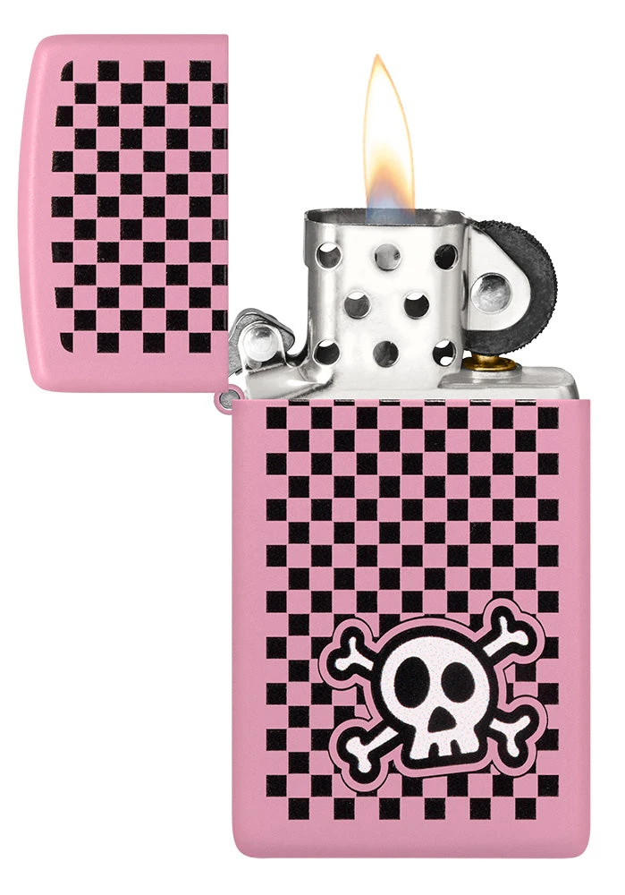 Zippo Checkered Skull 5 Zippo Checkered Skull - Image 3