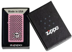 Zippo Checkered Skull 13 Zippo Checkered Skull -Zippo 48680 Z SP Lighter 1638 PT05