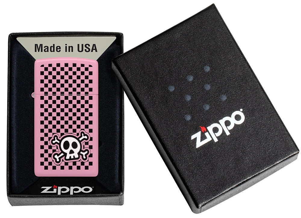 Zippo Checkered Skull 8 Zippo Checkered Skull - Image 6