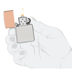 Zippo Bimetal Case Silver 22 Zippo Bimetal Case Silver -Zippo 48695 Z SP Lighter 48695 PT04