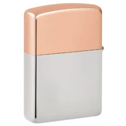 Zippo Bimetal Case Silver 16 Zippo Bimetal Case Silver -Zippo 48695 Z SP Lighter 48695 PT06