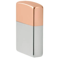 Zippo Bimetal Case Silver 15 Zippo Bimetal Case Silver -Zippo 48695 Z SP Lighter 48695 PT07