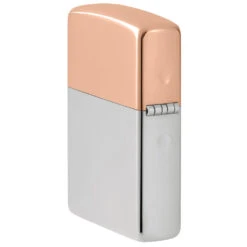 Zippo Bimetal Case Silver 17 Zippo Bimetal Case Silver -Zippo 48695 Z SP Lighter 48695 PT08