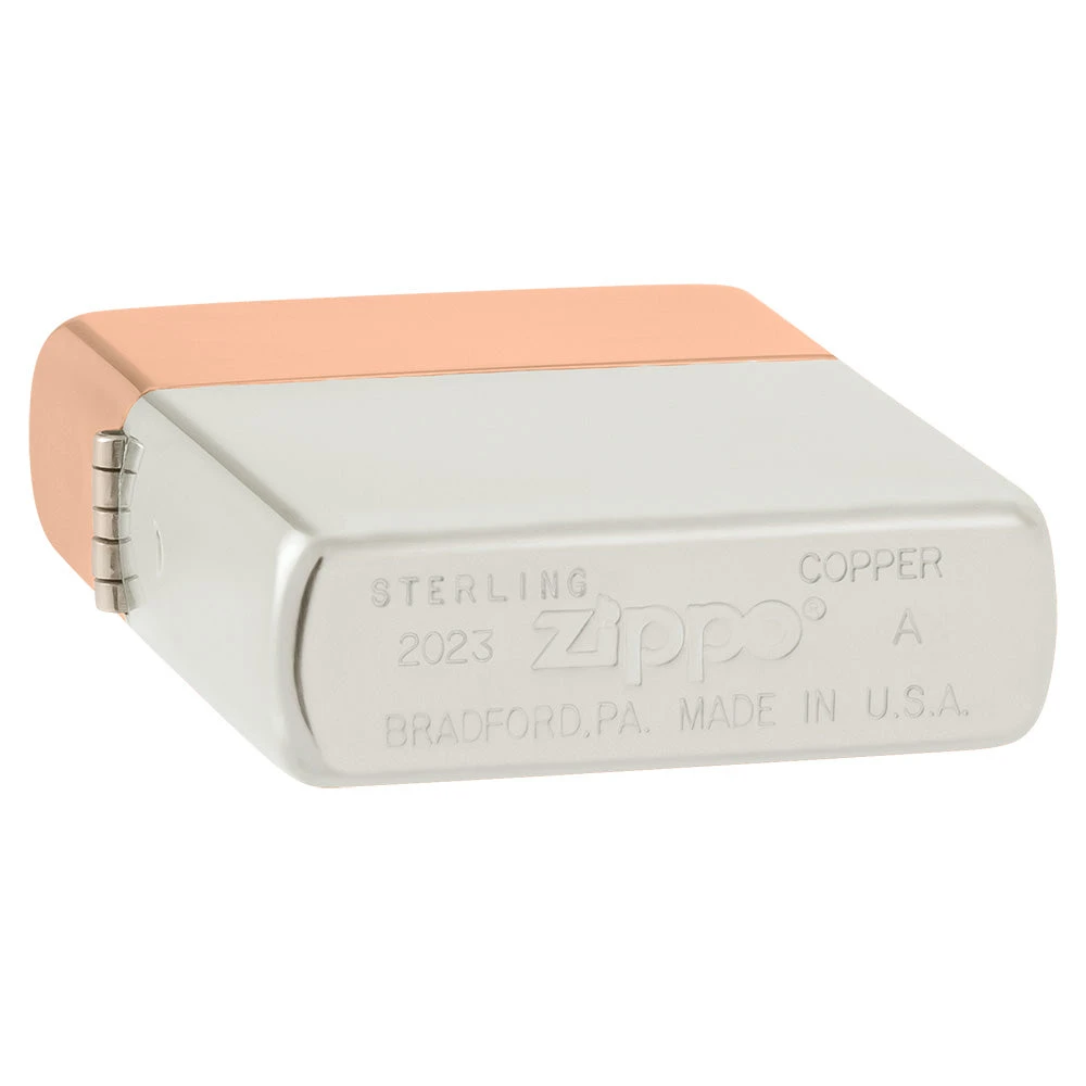 Zippo Bimetal Case Silver 8 Zippo Bimetal Case Silver - Image 6