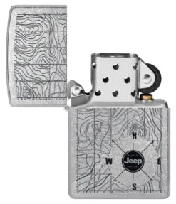 Zippo Jeep Map 12 Zippo Jeep Map -Zippo 48765 Z SP Lighter 207 PT03