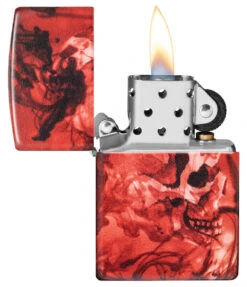 Zippo Spooky Skulls -Zippo 48772 Z SP Lighter 49352 PT02