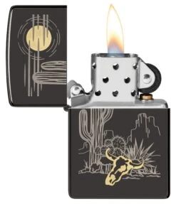 Zippo Western Design -Zippo 48968 Z SP Lighter 24756 PT02