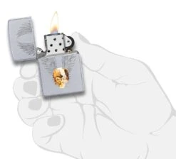 Zippo Gold Skull Design 13 Zippo Gold Skull Design -Zippo 49034 Z Lighter PT04