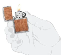 Zippo WOODCHUCK USA Mahogany -Zippo 49038 Z SP Lighter 200 PT04