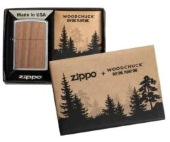Zippo WOODCHUCK USA Walnut -Zippo 49039 Z SP Lighter 200 PT05