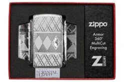 Zippo Slim® Armor® Diamond Design -Zippo 49052 Z Lighter PT05