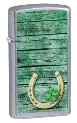 Zippo Slim® Horseshoe Design