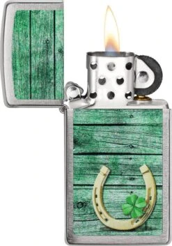 Zippo Slim® Horseshoe Design 11 Zippo Slim® Horseshoe Design -Zippo 49123 Z SP Lighter 1607 PT02